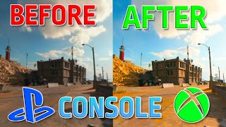 How to make REBIRTH ISLAND look BEAUTIFUL on CONSOLE Xbox and PS4 Graphics Settings Warzone 3 🔥 [upl. by Damha]