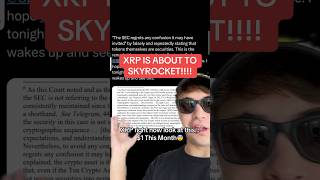 XRP IS ABOUT TO SKYROCKET [upl. by Otipaga3]