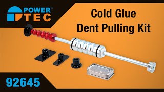 92645  Cold Glue Dent Pulling Kit PDR  PowerTEC [upl. by Oremodlab]