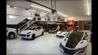 CHECK OUT THIS INSANE CUSTOM GARAGE [upl. by Ennovyhs]