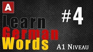 Learn German Words  Part 4  The Amoozesh [upl. by Karwan]