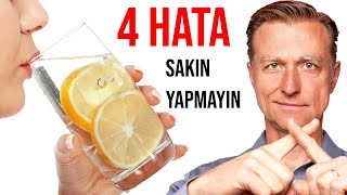 Limonlu Su Veya Limon Suyu İçerken Yapılan 4 Hata  DrBerg Türkçe [upl. by Bellis]