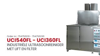 Ultrasoonreiniger 360540L met motorische lift  MW Tools  Vynckier [upl. by Chao]