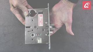 How to Change the Hand on a Corbin Russwin ML2000 Mortise Lock with Quality Door and Hardware [upl. by Nosduh]