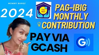 Paano Magbayad Ng Monthly Contribution Sa Pagibig Gamit Ang Gcash 2024 [upl. by Gardia]