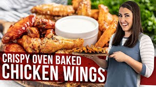 Crispy Oven Baked Chicken Wings [upl. by Dilan662]