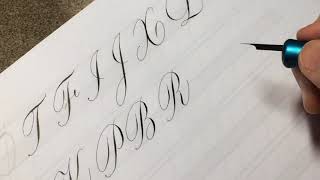 Copperplate Uppercase as group [upl. by Ermengarde]