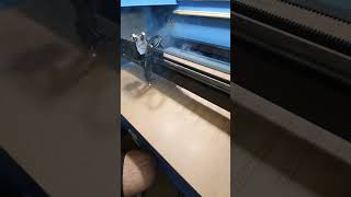 Gravação em MDF 3mm  CNC laser CO2MCHT artes [upl. by Aileek]