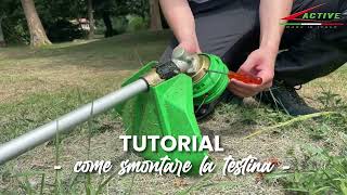 TUTORIAL  COME SMONTARE LA TESTINA DEL DECESPUGLIATORE [upl. by Primavera660]