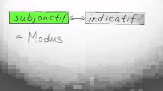 Einführung in die Bildung des Subjonctif  Französisch  Grammatik [upl. by Senzer]