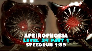 Roblox Apeirophobia Chapter 2 Level 24 Part 1 Speedrun 159 Solo [upl. by Valentin]