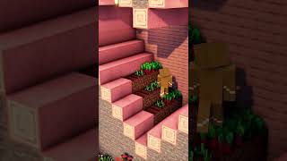 minecraft Cherry Heart Base shorts minecraftbuilding minecrafttutorial [upl. by Meeker]