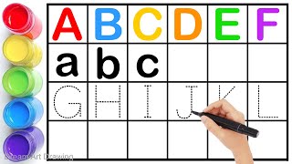 Learn Alphabets ABC song How to write uppercase ABC for preschool toddlers part2  A to Z [upl. by Couture]