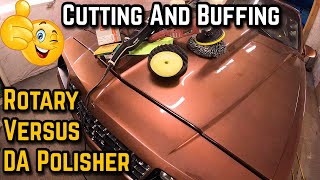 How To Cut amp Buff A Car After Paint To Remove Orange Peel  DA Polisher VS Rotary  Monte Carlo SS [upl. by Pammie775]