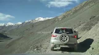 The way to Chandratal Lake  Lahaul Spiti Himachal Pradesh  India Time Lapse Video [upl. by Elburt]