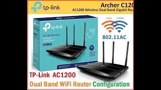 Tp Link AC1200 DUAL BAND WiFi Router Configuration [upl. by Atnaloj393]