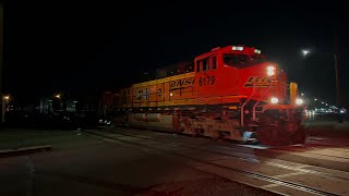 Westbound HPASTAC departing Pasco WA with BNSF 25th Unit 6179 leading 102024 [upl. by Yojenitsirk364]