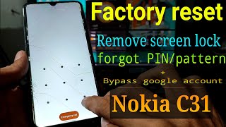 Factory Reset and FRP Bypass Nokia C31 [upl. by Martz]