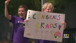 Catonsville High School Class Of 2020 Celebrated With Enormous DriveBy Parade [upl. by Monia]