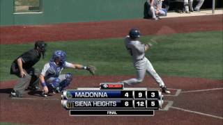 Siena Heights vs Madonna Baseballmp4 [upl. by Enellij840]