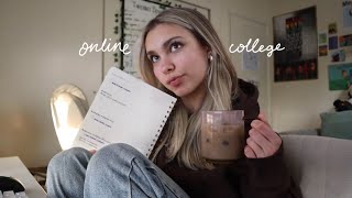 a struggling online college student vlog [upl. by Terra]