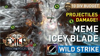 【10 Div FullUnique】MEME Icey Blade Wild Strike is prettygood Full DPS on projectiles 324 [upl. by Josler]