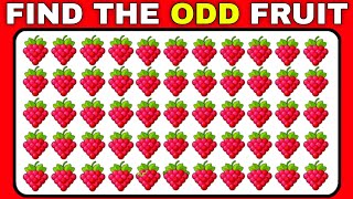 Find the odd one out  Food edition quiz game 🎮 [upl. by Tereve83]