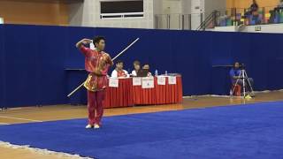 2019 A Div 2nd International Cudgel 竞赛棍  Cheng Hong Jiun [upl. by Adnowat998]