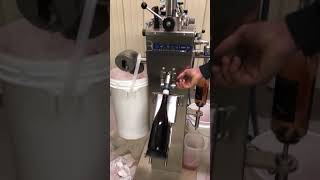 Sparkling Wine methode champenoise Disgorging [upl. by Olen]