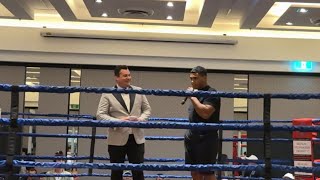 TEVITA PANGAI JUNIOR SPEAKS ON BOXING CAREER AND POTENTIAL NRL RETURN shorts nrl boxing broncos [upl. by Naenaj43]