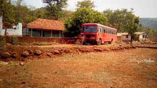 MSRTC Buses in KONKAN VILLAGE CHIPLUN [upl. by Ulrikaumeko67]