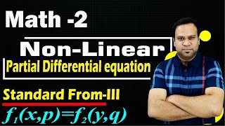 Non Linear Partial Differential Equation  Standard FormIII [upl. by Icart914]