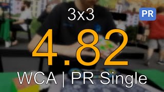 PR 482 3x3 Single  Rubiks WCA European Championship 2024 [upl. by Swigart472]