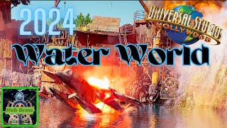 2024 WATER WORLD Full Show at Universal Studios Hollywood The Worlds Best Theme Park Stunt Show [upl. by Couchman]