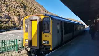 Transport for Wales class 150 Departing Fishguard Harbour [upl. by Davidson824]