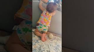 5 month old baby stand with support shortvideo [upl. by Ani]