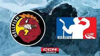 Hellfish VS Toilers  Div 5  7th September Part 2  IceHQ Beer League ice hockey [upl. by Notfilc]