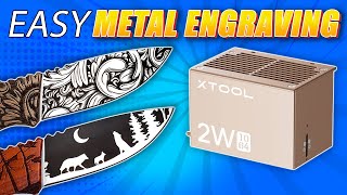 EASIEST Way to Laser Engrave Metals [upl. by Nniuqal595]