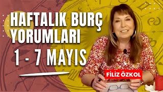 FİLİZ ÖZKOL İLE HAFTALIK BURÇ YORUMLARI  1  7 MAYIS [upl. by Crary111]