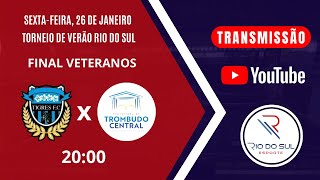 TIGRES FC X ULTRA TELECOMT CENTRAL I FINAL VETERANOS I TORNEIO DE VERÃO RIO DO SUL 2024 [upl. by Ario]