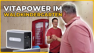 Ein Balkonkraftwerk für den Waldkindergarten Wurzelpurzel in Bad Nauheim [upl. by Eintrok]