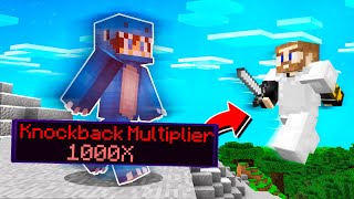 Minecraft Manhunt But Damage Increases Knockback [upl. by Asaph417]