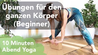 11 Yoga im Stehen  der ganze Körper  für Beginner  Yoga am Abend  30 Tage Challenge [upl. by Snej]