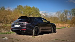 Porsche Panamera Sport Turismo Turbo S eHybrid 2021 test PL Pertyn Ględzi [upl. by Anilac661]