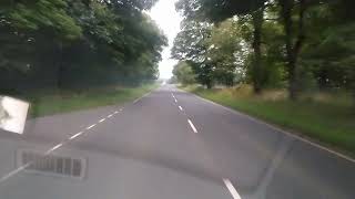 Leaving Kinross Services Perth and Kinross Scotland UK [upl. by Einapets301]