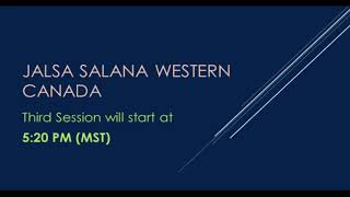 Jalsa Salana Western Canada 2022 Session 2  Live Stream [upl. by Sverre]