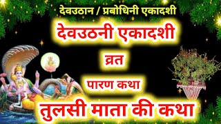 देवउठनी एकादशी व्रत पारण कथा  Dev Uthani Ekadashi Vrat Paran Katha [upl. by Fee]