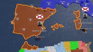 Spanish Empire Timelapse  Nations Roleplay 2 [upl. by Den]