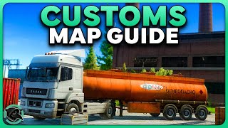 ULTIMATE CUSTOMS BEGINNER MAP GUIDE  Escape from Tarkov [upl. by Jordan549]