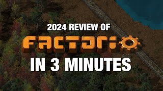 3Minute Review of Factorio 2024 [upl. by Hsatan]